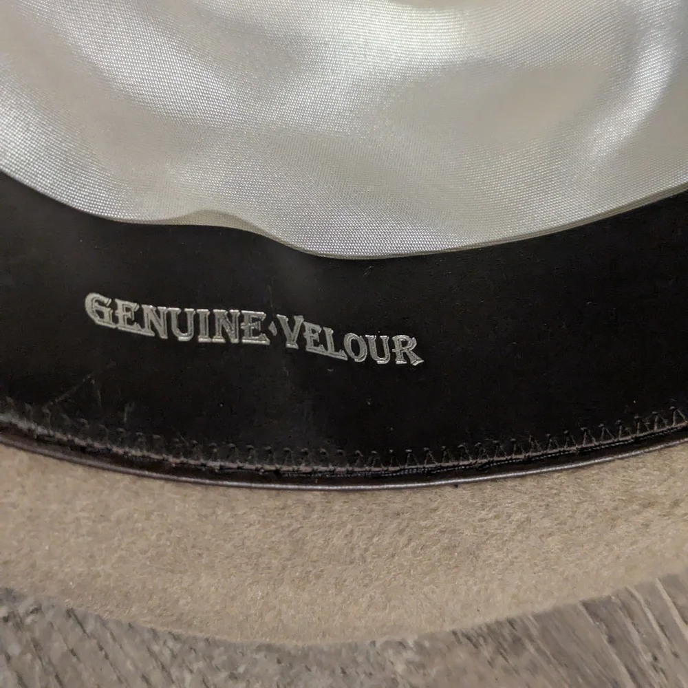 Classic Tan Fedora with Feather Accent - Picture 8 of 9